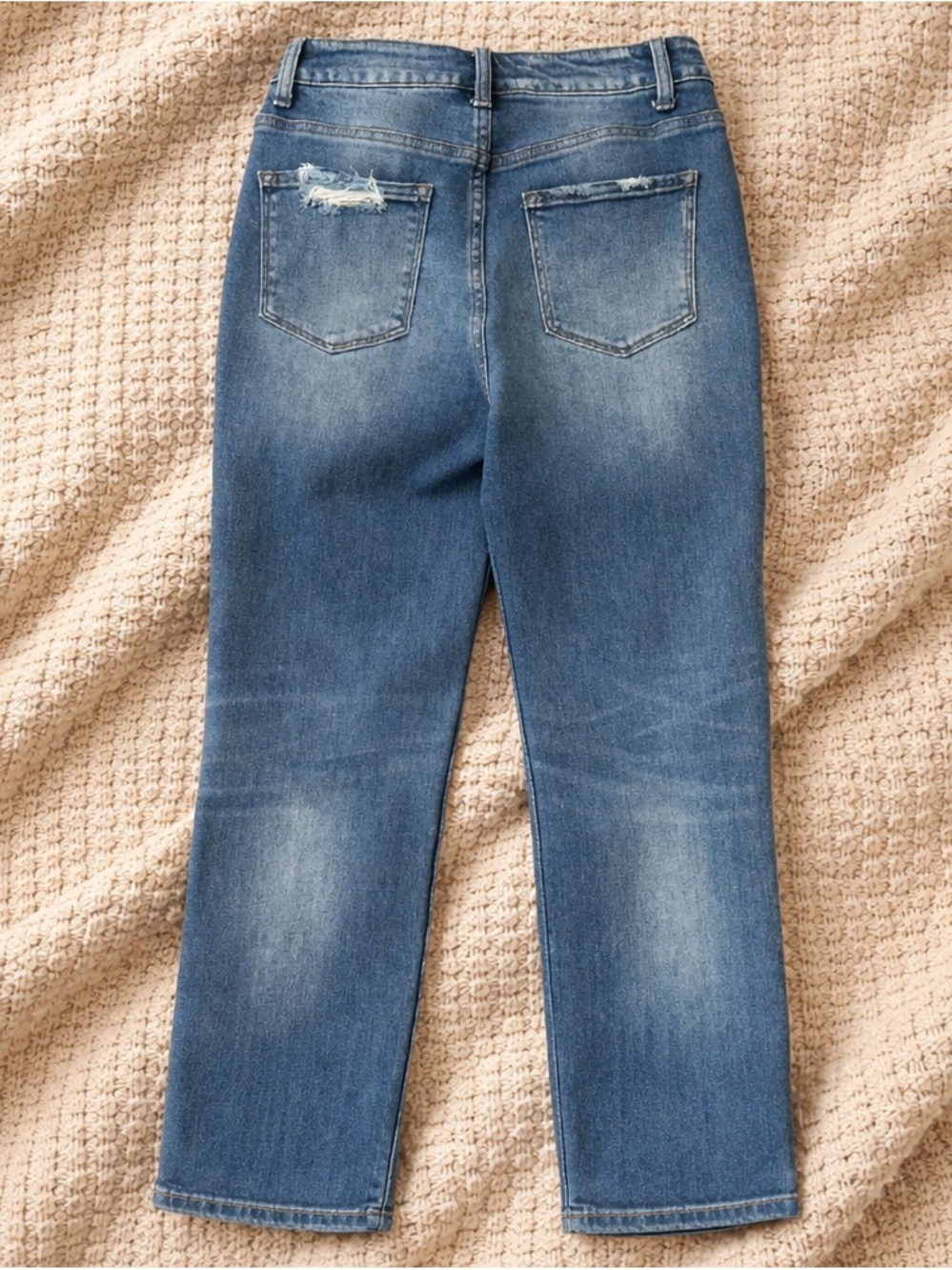 Vervet/Flying‎ Monkey Distressed Blue Jeans SZ 25w; 10.5 Rs; 16.5 Hp29” insm - Picture 2 of 6